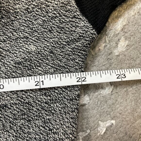 Smartwool Womens Shadow Pine Colorblock Soft Wool Sweater Black Beige Large - Picture 8 of 10